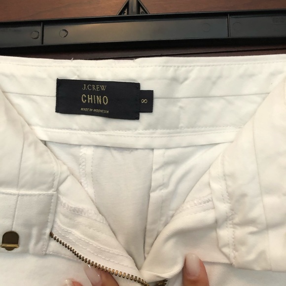 J. Crew Chino White Shorts - Picture 2 of 3
